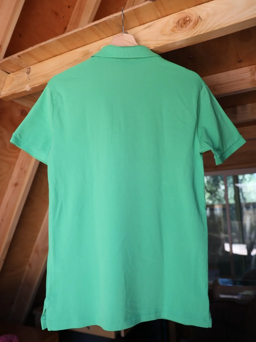 Polo Ralph Lauren Slim Fit Stretch Mesh Polo Shirt Green Blue Pony Men’s M